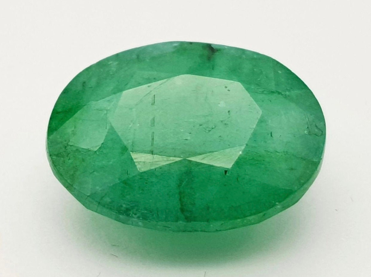 17.45 ct Natural Emerald Oval Cut GLI cert