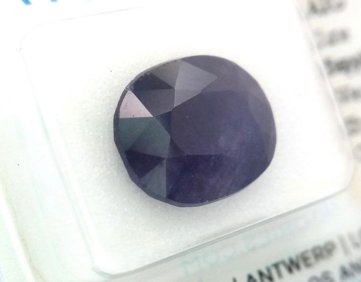 7.49ct Natural Blue Sapphire sealed AIG cert