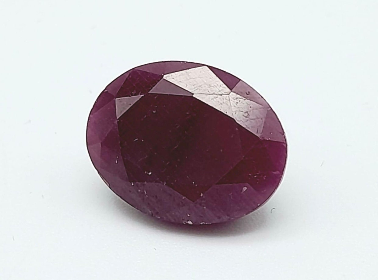 12.75ct Natural African Ruby GLI cert