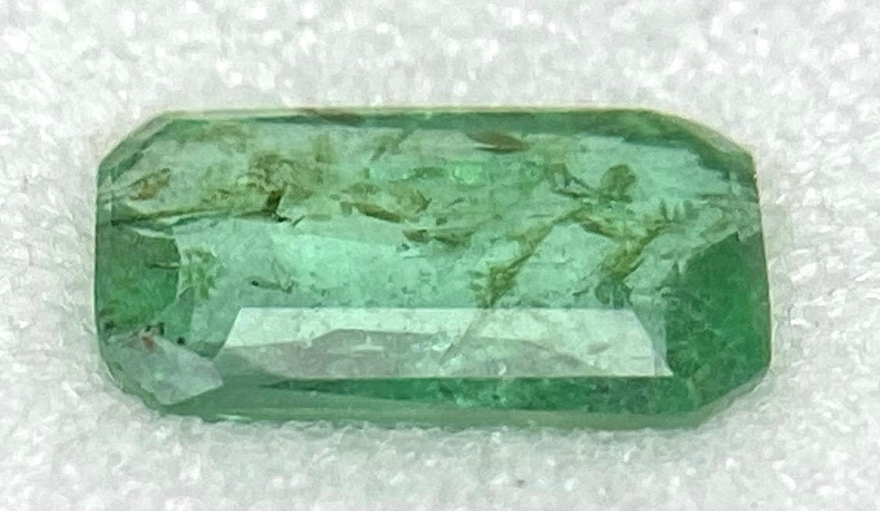 0.36 ct Natural Zambian Emerald AIG milan Cert