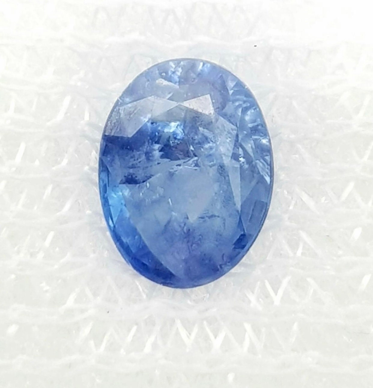 0.86ct Madagascan Natural Blue Sapphire AIG cert and sealed