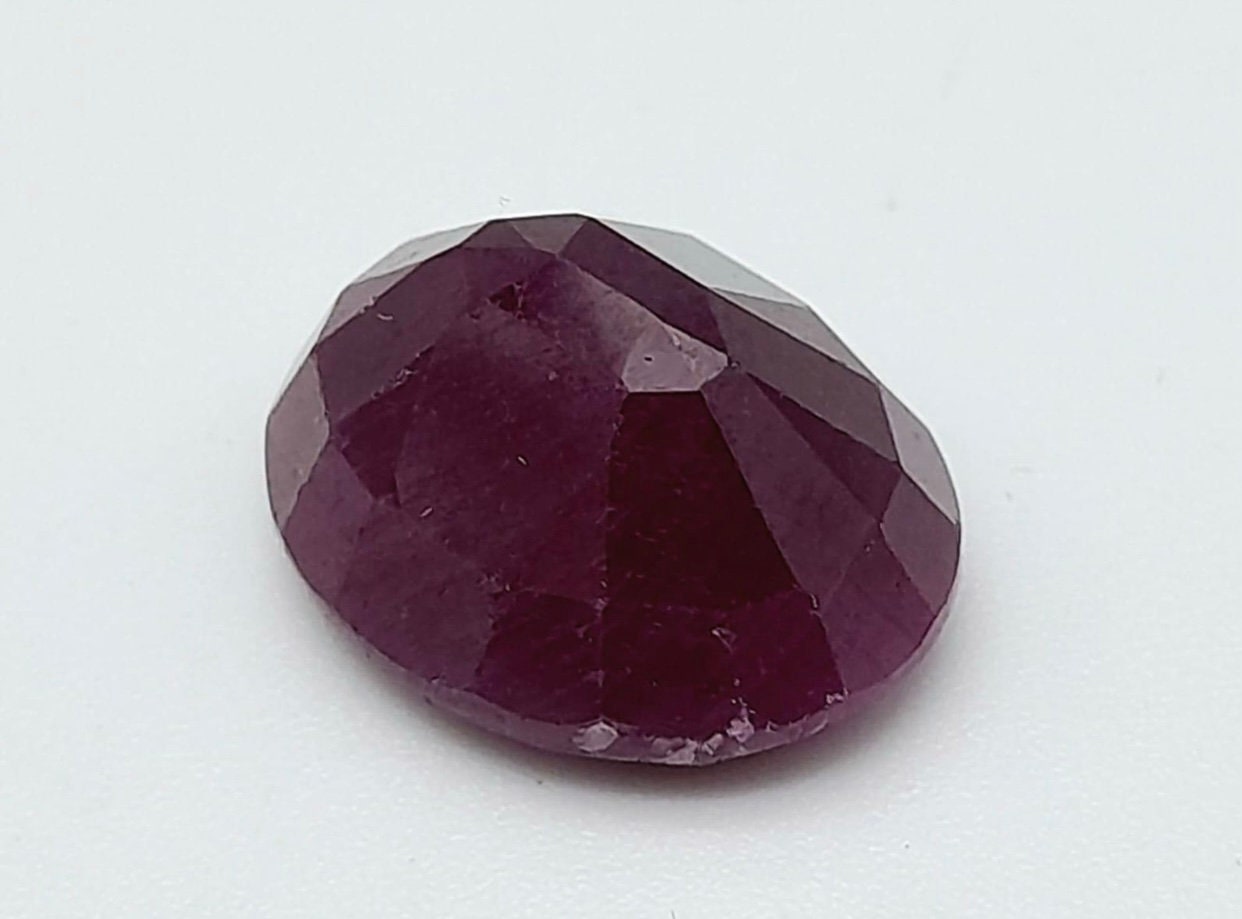 12.75ct Natural African Ruby GLI cert