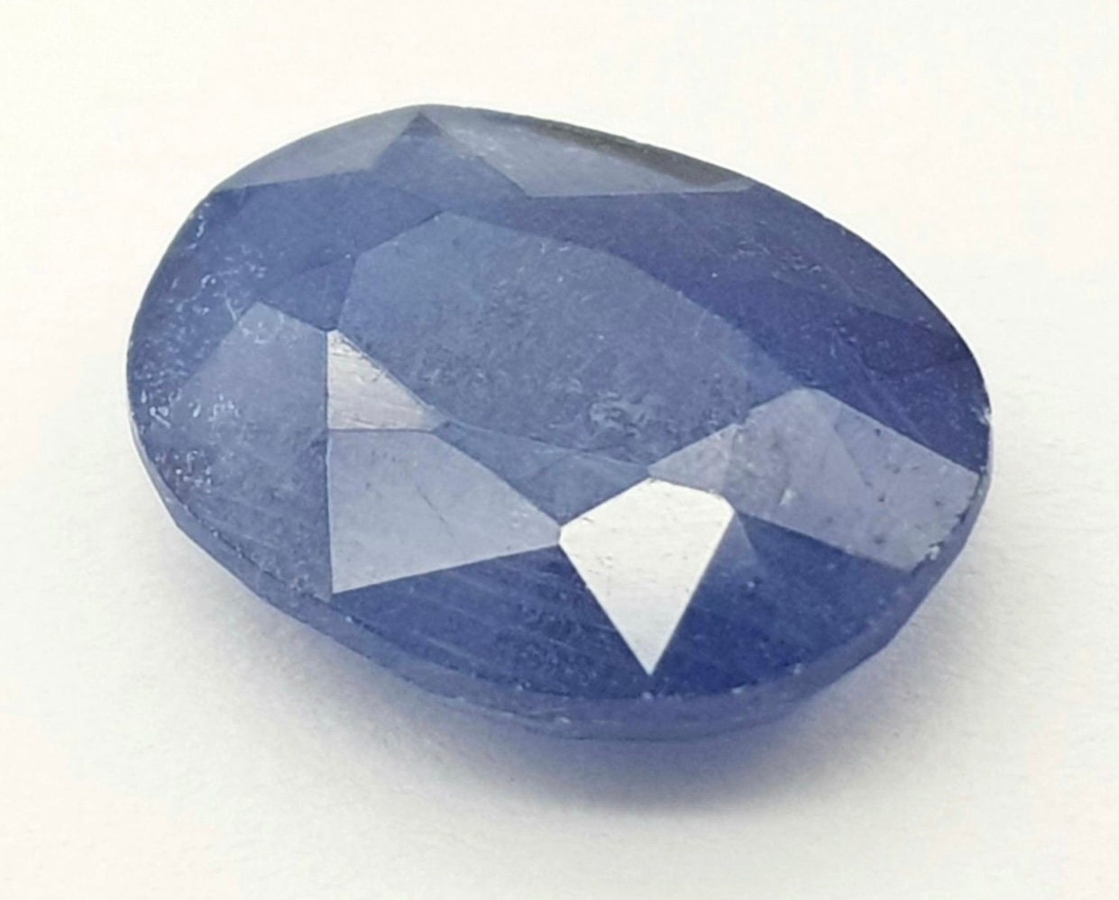 6.50ct African Natural Blue Sapphire AIG cert