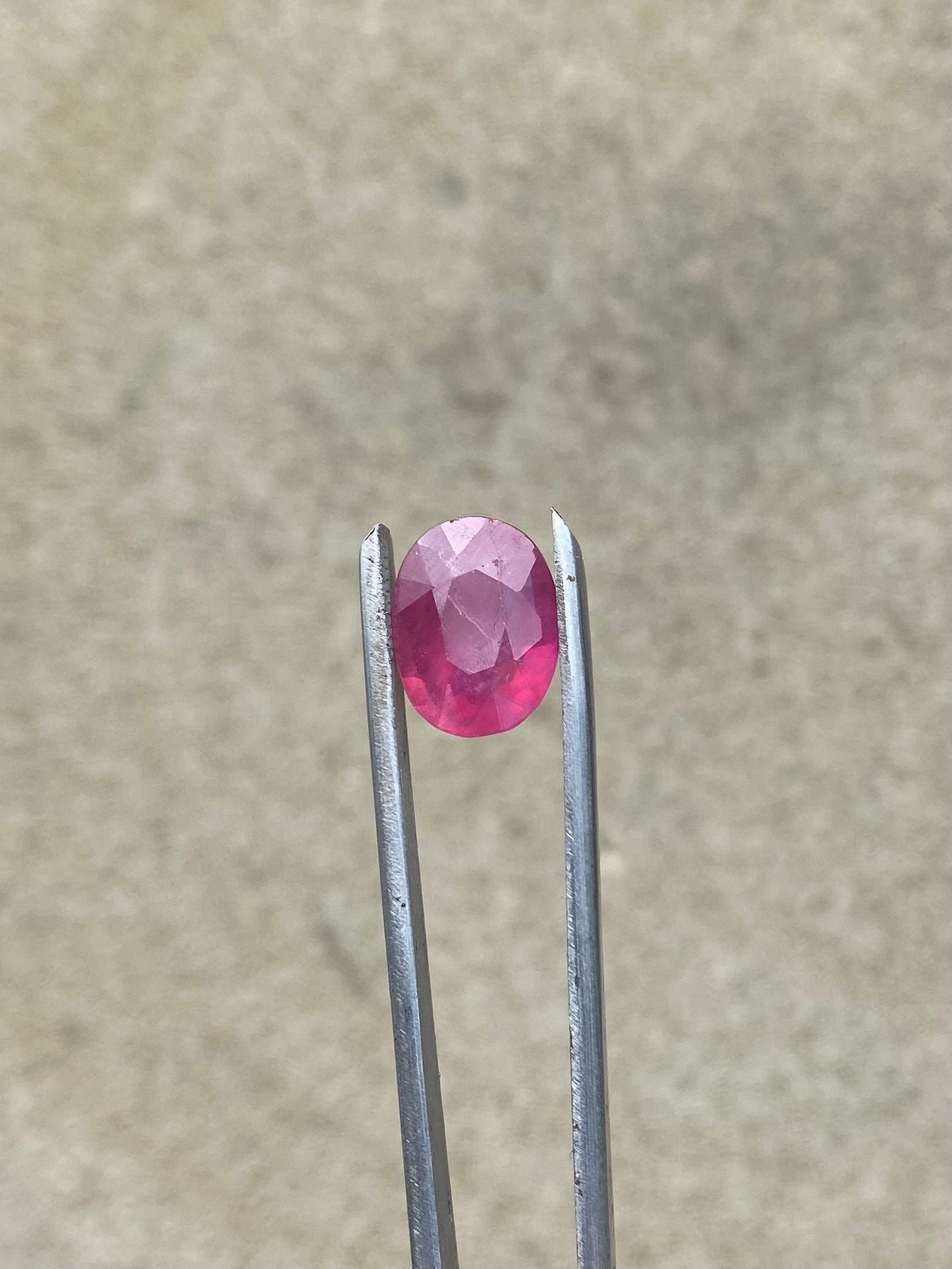 5.42ct Oval Cut Natural Ruby IGL&I cert